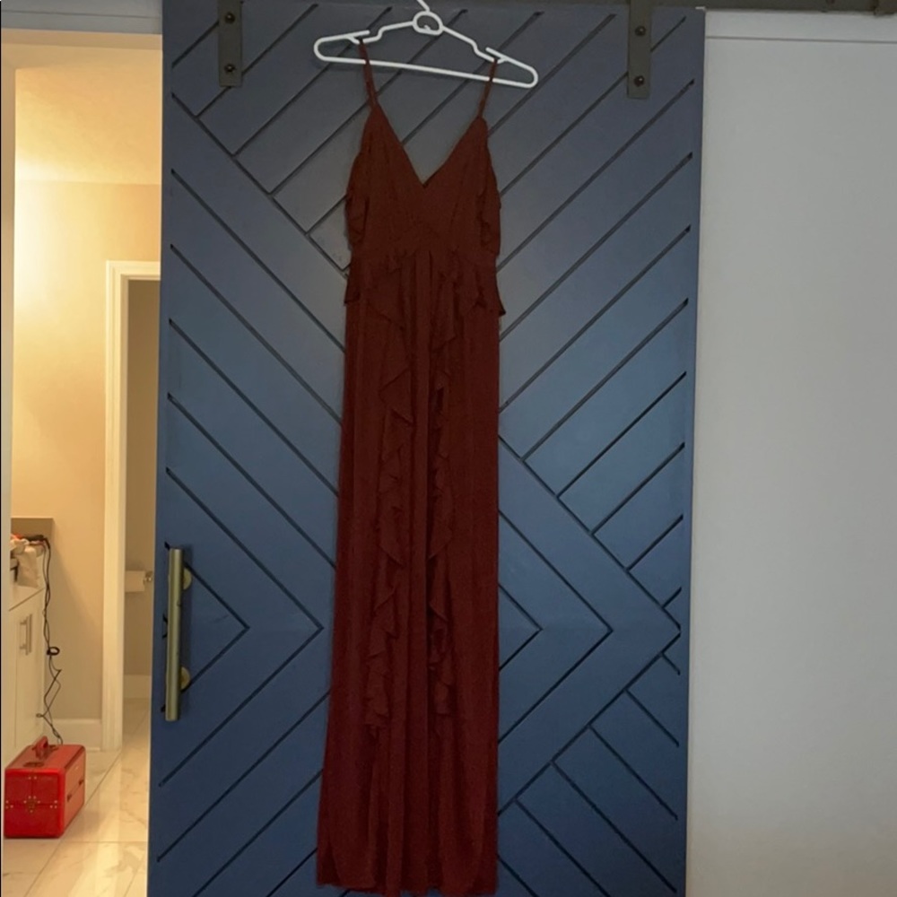NWT burgundy Express maxi